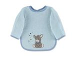 Lätzchen STERNTALER Ärmellätzchen, Emmi, hellblau, Baby, blau (hellblau), Baumwolle, Lätzchen