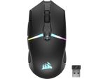 Corsair Nightsabre Mouse Da Gioco Wireless Retroilluminato Rgb Led Ottico Nero
