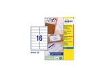 Avery J8162-15 Etichetta Per Indirizzi A Getto D'inchiostro Avery, 99,1 X 33,9 Mm, Bianco