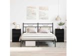 Vidaxl Comodino 2 Pezzi Look Rovere Nero 40 X 35 X 62,5 Cm