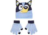Cappello Per Bambini Guanti Bluy Blue