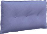 Vidaxl Cuscino Schienale Jeans Blu 80 X 19 X 50 Cm Tessuto