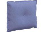Vidaxl Cuscino Schienale Jeans Blu 60 X 19 X 50 Cm Tessuto