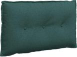 Vidaxl Cuscino Per Lo Schienale Verde Scuro 80 X 19 X 50 Cm Tessuto