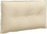 Vidaxl Cuscino Schienale Crema 80 X 19 X 50 Cm In Tessuto