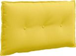 Vidaxl Cuscino Per Lo Schienale Giallo Chiaro 80 X 19 X 50 Cm Tessuto