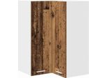 Syfax™ Armadio Pensile Legno Antico E Bianco 57 X 57 X 80 Cm