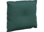 Vidaxl Cuscino Per Lo Schienale Verde Scuro 60 X 19 X 50 Cm In Tessuto
