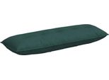 Vidaxl Cuscino Per Lo Schienale Verde Scuro 140 X 19 X 50 Cm Tessuto