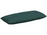 Vidaxl Cuscino Per Lo Schienale Verde Scuro 120 X 19 X 50 Cm Tessuto