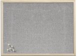 Zeller 11271 Zeller Pinnwand 60,0 X 40,0 Cm Leinen Grau