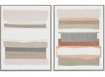 Quadro Home Esprit Astratto Urban 62,3 X 4,5 X 82,3 Cm (2 Pezzi)