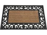 Siena Garden Tappeto In Gomma "Gazelle"" Quadrato, 45 X 75 Cm"