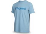 Hummel New Classic Bee Maglietta A Maniche Corte Taglia S Uomo Camicie Da Corsa Azzurro