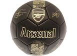 Arsenal Fc - Pallone Da Calcio "Phantom"" Con Firme TA9611 (5) (Nero Opaco/Oro)"