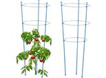 Relaxdays Supporto Per Arrampicata Blu In Set Da 2 76 Cm