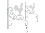 Porta Cesti Sospesi Relaxdays Con Rubinetto, Set Da 2