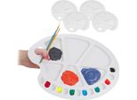 Pallet Di Miscelazione In Plastica Relaxdays Set Di 5