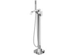 Mexen Lava Batteria Da Bagno Freestanding, Cromo - 752433-00
