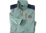 Atlas For Men - Maglione Con Zip A Contrasto Per Uomo AF1570 (Xxl) (Verde)