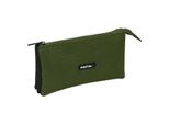 Astuccio Triplo Multiuso Safta Foresta Scura Verde Nero 22 X 12 X 3 Cm