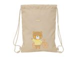 Zaino Con Cinghie Safta Osito Beige 26 X 34 X 1 Cm