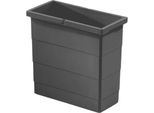 Hailo Cestino Interno 1138989 Grigio Scuro 12 L 320 X 156 X 295 Mm 2 Maniglie