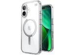 Speck Presidio Perfect Clear Magsafe - Custodia Per Iphone 17 (Trasparente / Argento)