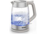 Tefal Bollitore In Vetro KI605B30 Bollitore Elettrico 1,7 L 2200 W Grigio, Argento, Trasparente