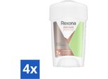 Rexona Women - Deodorante In Crema Stick - Massima Protezione Sport Strength - Extra Strong - 45 Ml - Value Pack - 4 Pezzi