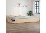 The Living Store Letto Con Cassetti 200X200 Cm