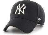 47 Brand Curved Snapback Cap Mlb New York Yankees Schwarz