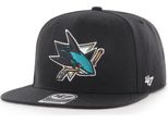 47 Brand Snapback Cap - Captain San Jose Sharks, Farbe: Schwarz, Osfa