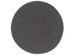Vidaxl Tovagliette 6 Pz. Grigio Scuro 38 Cm Rotonde Cotone