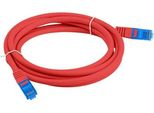 Lanberg PCF6A-10CC-0100-R Cavo Di Rete Rosso 1 M Cat6A S/Ftp (S-STP) (PCF6A-10CC-0100-R)