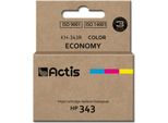 Actis KH-343R Ink (Replacement For Hp 343 C8766EE; Standard; 21 Ml; Color)