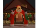 The Living Store Arco Di Natale Gonfiabile Con Led 320 Cm