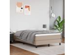 Vidaxl Materasso A Molle Insacchettate Cappuccino 120X200X20 Cm In Pelle Finta - Materasso A Molle Insacchettate - Materassi A Molle Insacchettate - Materasso - Mobili Per La Camera Da Letto