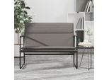 Panca The Living Store In Tessuto Taupe 100X64X80 Cm