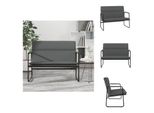Vidaxl Panca Grigio Scuro 100X64X80 Cm In Tessuto - Panche
