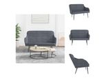 Vidaxl Panca Grigio Scuro 110X76X80 Cm In Velluto - Panche