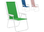 Marbueno Sedia Pieghevole In Acciaio Assortita Per Spiaggia E Piscina 59X51X83 Cm 10170