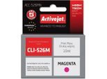 Activejet ACC-526MN Ink Cartridge (Replacement For Canon CLI-526M; Supreme; 10 Ml; Magenta)