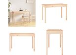 Vidaxl Tavolo Da Pranzo 110X55X75 Cm In Pino Massiccio - Tavolo Da Pranzo - Tavoli Da Pranzo - Tavolo Da Sala Da Pranzo - Tavolo Da Sala Da Pranzo