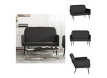 Vidaxl Panca Nera 107X80X81 Cm In Pelle Finta - Panche