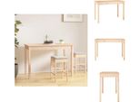 Vidaxl Tavolo Da Pranzo 110X55X75 Cm In Legno Di Pino Massiccio - Tavoli Da Pranzo