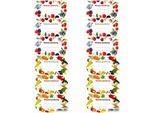 Adesivi Per Conserve Di Frutta/Verdura (25Pz)