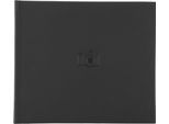 Hama Signs Album Libro 28X24 50 Pagine Bianche, Nero 7299