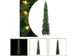 The Living Store Albero Di Natale Artificiale Con Illuminazione 130 Led 210 Cm