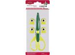 Set Di Forbici E 4 Punzoni Decorativi Natale Titanum